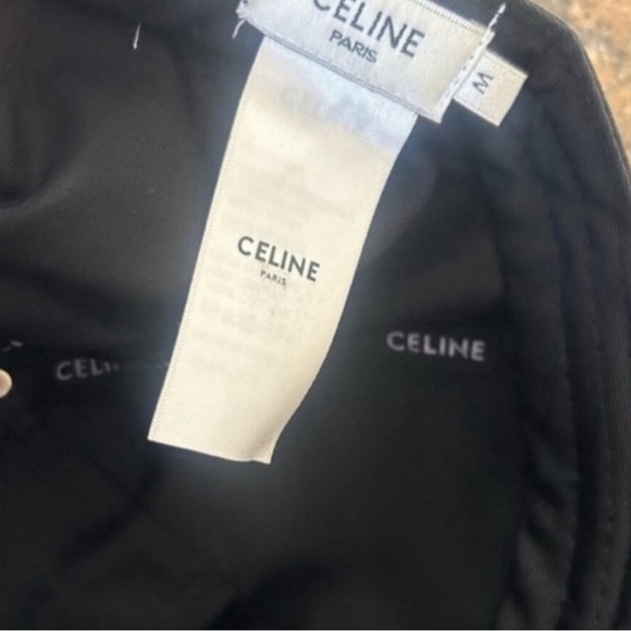 New black  Celine hat never wornTRIOMPHE BASEBALL CAP IN COTTON size M - Picture 4 of 5